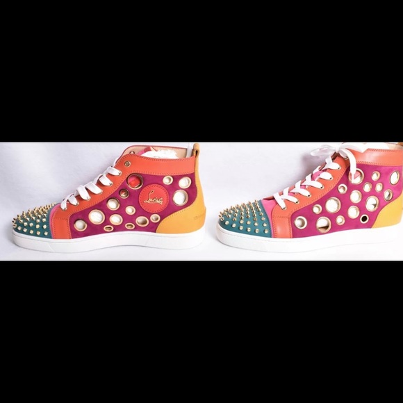 AUTHENTIC Christain Louboution Multicolor Shoes - Picture 2 of 12